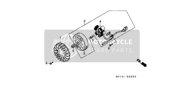 Honda SA50 1993 Generator for a 1993 Honda SA50